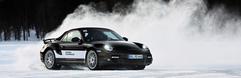 Porsche Ice Driving
